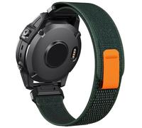TPUOTI Para Garmin Fenix 7X/6X/5X Band, correas de nailon de fácil ajuste de 26mm para Garmin Fenix 3/5X Plus/6X Pro/Tactix Delta/Enduro 2 bandas(Army Green)