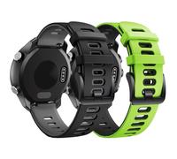 TPUOTI Para Garmin Vivoactive 3 Band/Galaxy Watch 3 41mm 20mm Correa de repuesto de silicona para Galaxy Watch 4 40mm 44mm/Active 2/Forerunner 645 Watch Band(Blackgray green black)