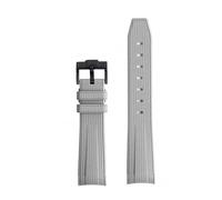 TPUOTI Para Omega X Swatch Joint MoonSwatch Correa Seamaster 300 hombres mujeres 20mm caucho silicona extremo curvado pulsera correas de reloj(B-light grey)