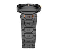 TPUOTI Para Samsung Galaxy Watch Ultra Correa 47mm Accesorios Pulsera deportiva Para Galaxy Watch 7 Ultra Titan Correas de reloj de acero inoxidable y metal Correas de reloj(Hexagon black)