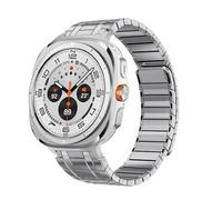 TPUOTI Pulsera de Metal magnético fuerte estilo AP para Samsung Galaxy Watch Ultra, correas de reloj de 47mm, correa de bucle de enlace de acero inoxidable 304(Silver)