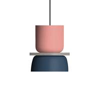 TPWEWRX Nórdico moderno Macaron Lámparas colgantes de techo creativas Art Deco Lámpara colgante de iluminación Colgante de luz para restaurante Cafe Cocina Isla Sala de estar Dormitorio (B)
