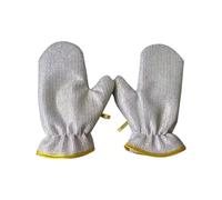 TPZORJX 1 par de guantes reutilizables para lavavajillas: guantes de hilo plateado de doble cara, adecuados para diversas necesidades de limpieza en el hogar y restaurantes