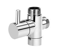 TPZORJX 1 pieza válvula de conversión 3 vías válvula angular 1/2 pulgada para lavabo, bañera, cabezal de ducha, adaptador cocina, piezas de repuesto para sistema de ducha