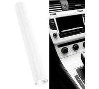 TPZORJX 1 rollo de lámina de carbono 7D, lámina para automóviles 150 x 30 cm, lámina autoadhesiva de vinilo para automóviles, lámina protectora de carbono para automóviles, lámina de fibra，Blanc