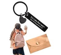 TPZORJX 1Pcs lavero de regalo de pareja, con sobre,relación regalo llavero para novio novia, te quiero más para amante, regalo de cumpleaños