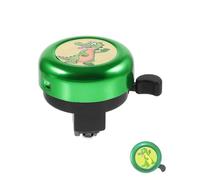 TPZORJX 1pcs niños timbre de la bicicleta,mini aluminio fuerte timbre de la bicicleta,niños en bicicleta,accesorios para bicicletas de montaña,scooter Lindo cocodrilo verde de dibujos animados