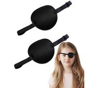 TPZORJX 2 máscaras de un ojo para niños, máscara de ojo ajustable, máscara de ojo médica 3D, protección de ojo de apagón, máscara de ojo para adultos, niños, ojo izquierdo o derecho