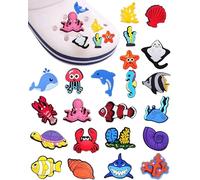 TPZORJX 22PCS pins para crocs, Adornos para Zapatos, Accesorios Crocs, Jibbitz, Decoración para Zuecos, Pins Decorativos, Regalos de Niños, Fiesta Cumpleaños