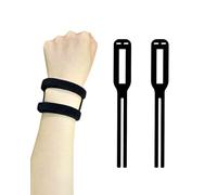 TPZORJX 2pcs Muñequera para desgarros TFCC, Muñequera Ajustable para Túnel Carpiano para Muñeca Izquierda y Derecha, Muñeca de Fitness para Soportar Peso y Ejercicio, Talla única, Negro