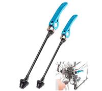 TPZORJX 2pcs Pinchos de Bicicleta, Bicicleta Palanca Liberación Rápida, Bike Cierre Rapido,Eje Hueco Buje Bicicleta Trasero Delantero de Bicicleta Pincho de Bicicleta para la Mayoría Las Bicicletas