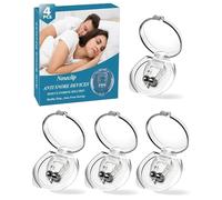 TPZORJX 4PCS Clip Nasal Antirronquidos, Respirador Nasal Magnetico, Pinzas para la Nariz, Antironquidos para Dormir