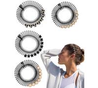 TPZORJX 4PCS diadema,diademas onduladas, diadema pelo rizado,diademas mujer,diadema hombre,accesorios pelo rizado,diademas elásticas antideslizantes unisex, yoga deportes al aire libre