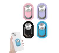 TPZORJX 4pcs Soporte de Agarre para Teléfono,agarre movil，Titular de Dedo de Bucle de Teléfono,Agarre de teléfono Celular de Dedo Correa de Dedo de Teléfono de Silicona Soporte para Teléfono
