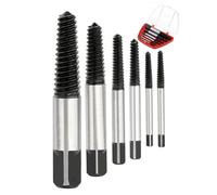 TPZORJX 6Pcs Extractor de tornillos, Extractor de Pernos, Extractor de Pernos con Caja de Almacenamiento, para Tornillos y Tuberías Dañados