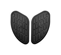 TPZORJX Adhesivo protección Goma depósito Moto - calcomanías de Agarre de Rodilla Universal Vintage Protector de Almohadilla de tracción de Tanque de Combustible de Motocicleta,Negro