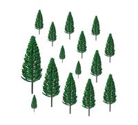 TPZORJX Arboles Maqueta,15 pcs Materiales para Maquetas Maqueta Tren Arboles para Maquetas, para Ladrillos Miniatura Modelo Árbol Diorama Modelismo Maquetas, Ferrocarril Árboles Arquitectura,4~12cm