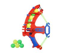 TPZORJX Dardos Kids,Juegos de lanzamiento al aire libre para niños,Juguetes de arco y flecha,Tiro con arco para niños,Juguetes de lanzamiento para interior y exterior, Incluye bolas adhesivas(Rojo)