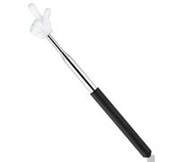 TPZORJX Punteros Telescópicos para Maestros, Maestros Palo Extensible Puntero Retráctil, Mini Puntero Retráctil para Profesores para Maestros Aula Ayudas Ayuda para Profesores (Negro)