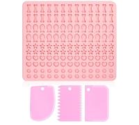 TPZORJX Tapetes para hornear,Molde de Silicona para Galletas para Perros,Moldes Silicona Perros, Alfombrilla para Hornear Galletas,5 Formas en 1 Molde para Hacer Caramelos Gelatina Galletas Chocolate