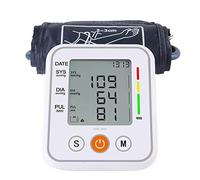 TQ Hogar Médico del Brazo Superior de la presión Arterial del Monitor de tonómetro automática esfigmomanómetro tensiómetro BP medidor de frecuencia cardíaca