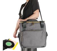 TQEBWUS Almacenamiento de álbumes de Discos, Titular de álbum de Discos | de Transporte de protección CDS - La organizadora a Prueba de Polvo Tiene hasta 45 Registros, para la colección de hogares y