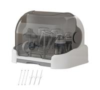 TQEBWUS Almacenamiento de Biberones | Caja De Almacenamiento con Tapa para Portabiberones - Secador Antipolvo para Encimera Estación de Cambio de Bomba Amigable para Padres Hogar Cocina Oficina Baño