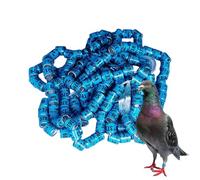 TQEBWUS Anillos para pies para palomas, 100 unidades, 8 mm, aros para pájaros, bandas para las piernas, anillos de codorniz, aves de corral, anillos de pierna de pollo, anillos para palomas, anillos