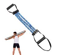 TQEBWUS Bandas de Ejercicio para Estiramiento - Expansor De Pecho Y Estirador para Pedales,Estirador Antideslizante de 3 Agujeros con Mango para Entrenamiento, Deporte, Yoga, Hogar, Gimnasio