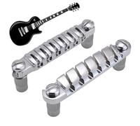 TQEBWUS Bridge Meckhalter für E--Gitarre, E--Gitarrenbrücke Sattel,Quik Change Tune-o-Matic Guitar Bridge - Alloy Musical Accessoires für Konzerte, Aufnahme von Szenen, SchulVeranstalten, Live