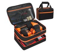 TQEBWUS Caja de Kit de Prueba Eléctrica | Kit para Detector de Disyuntores AC,Organizador De Herramientas De Prueba Para Multímetro Digital, Abrazadera Amperométrica Y Reparación De Enchufes