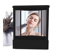 TQEBWUS Espejo Sin Inversión - 17X14cm True Mïrror Espejo No Reversible para Imagen Real | Espejo Verdadero Sin Inversión, Espejo Real No Reversible, Espejo Real para Imagen Espejo Real Sin Inversión