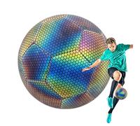 TQEBWUS Fútbol en la oscuridad, fútbol luminoso para niños | diversión impermeable para entrenamiento al aire libre y como gran idea de regalo para Navidad cumpleaños deportes y juegos para