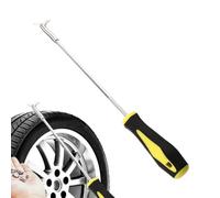TQEBWUS Gancho Extraepiedras para Neumáticos de Coche | Removedor De Grava para Ruedas | Herramienta Portátil De Limpieza De Grava para Ruedas De Coche Autocaravana Camión, Suministros De