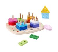 TQEBWUS Juguetes De Clasificación - Tablero Geométrico Sensorial | Clasificador de Formas y Colores - para Niños, Uso En El Hogar, Educación Preescolar, Jardín De Infancia, Viajes, Desarrollo,