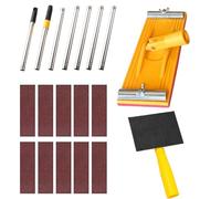 TQEBWUS Lijadora a | Herramientas manuales extensibles y giratorias - Lijador para pintura de paredes | para reparación de techo, remodelación, juntas pulidoras, mejora de la casa, obras, obras de