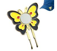 TQEBWUS Marcador de pelota clip de sombrero, accesorios de de metal con divertidos motivos de animales, soporte magnético para marcadores de pelota de golf, para mujeres, hombres, golfistas y