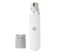 TQEBWUS Molinillo de uñas Recargable para Perros, Cortador de uñas eléctrico súper silencioso para Mascotas con luz LED, Herramienta de Aseo Profesional, Cortador de uñas y Potente para Conejos,