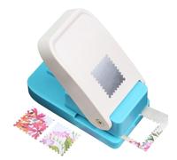 TQEBWUS Perforadora De Sello, Herramienta De Corte Manual Cuadrada Multiusos, Perforador Para Sellos Postales Para Tarjetas Fotos Sobres Cartas Cumpleaños Halloween Año Nuevo Escuela Fiesta