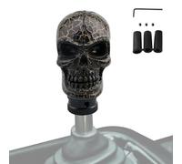 TQEBWUS Pomo de palanca de cambios manual de calavera para coche, decoración de terror de esqueleto de resina para sedán, camión, minivan, taxi, viajes por carretera