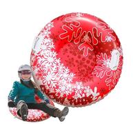TQEBWUS Snow Tube | Trineo inflable de invierno para niños, 80 cm, juguete de actividad al aire libre con 2 asas para parque, patio trasero, patinaje, esquí