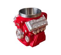 TQEBWUS Taza De Café Con Diseño De Motor V8,Vajilla Retro Para Bebidas - Taza Térmica De Agua - Regalo Para Hombres Apasionados Del Automóvil En Cumpleaños Navidad Oficina Taller Bebidas Leche