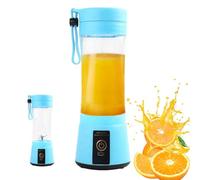 TQEBWUS Taza exprimidora, botella mezcladora de frutas - Licuadora de con carga USB de 400 ml,Productos de nutrición deportiva Exprimidor de rotación de alta velocidad para plátano, zanahoria, pitaya,