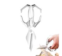 TQEBWUS Tijeras de cocina para alimentos, tijeras multifuncionales para todo uso - Acero inoxidable lavable para deshuesar aves de corral y verduras