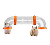 TQEBWUS Túnel de hámster, túnel de hámster y tubos, pequeños animales conductos - túnel de hámster silbato externo conexión creativa accesorio de jaula para mascotas animales pequeños