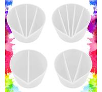 TQEBWUS Vaso separador para pintura - acrílico silicona resina mezcladora jarra,Herramientas de accesorios de formas epoxi para arte artesanía pintura acrílica medición de líquidos