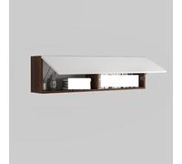 Tqertrtfxa Armario de Pared para Cocina;Vitrina Madera Maciza con Cristal.Estanterías,armarios Colgantes,librerías Puertas,Almacenamiento,tableros,Ideal para baños y dormitorios(C,100cm/39.4in)