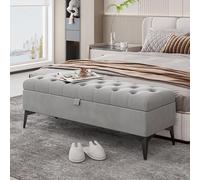 Tqertrtfxa Banco con Almacenamiento, vestidor, de sofá cajones, se Puede Usar como Asiento, Junto a la Cama, para cambiarse los Zapatos en el recibidor(B,120cm/47.2in)