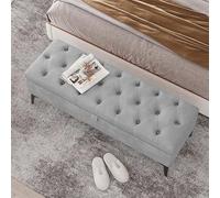 Tqertrtfxa Banco con Almacenamiento, vestidor, de sofá cajones, se Puede Usar como Asiento, Junto a la Cama, para cambiarse los Zapatos en el recibidor(C,120cm/47.2in)