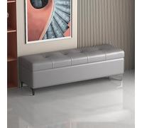 Tqertrtfxa Banco de Almacenamiento con Asiento tapizado, Zapatero Empotrado Grande Compartimento Oculto, Otomana Gran Capacidad, Ideal para recibidor, Sala Estar y Dormitorio(A,60CM/23.6IN)